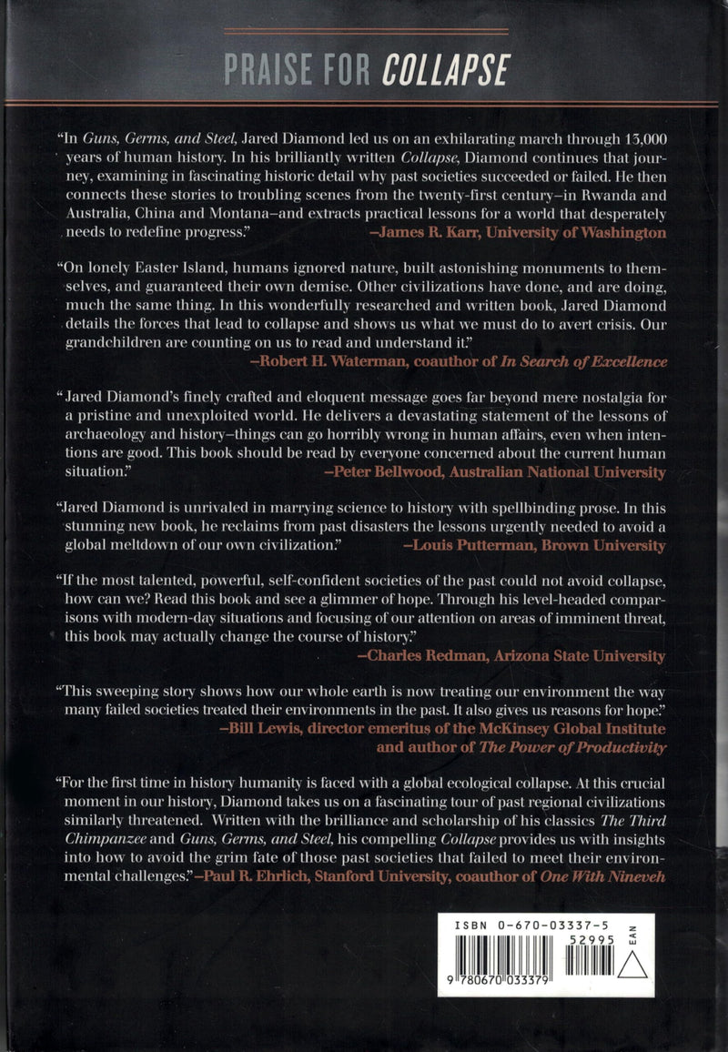 Collapse: How Societies Choose to Fail or Succeed,New
