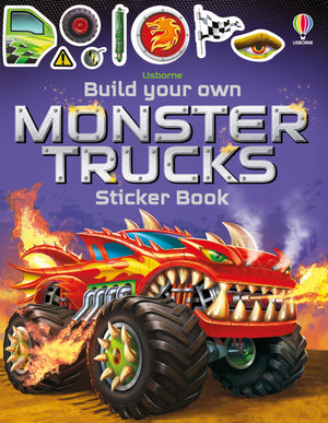 Build Your Own Monster Trucks Sticker Book (Build Your Own Sticker Book),Used