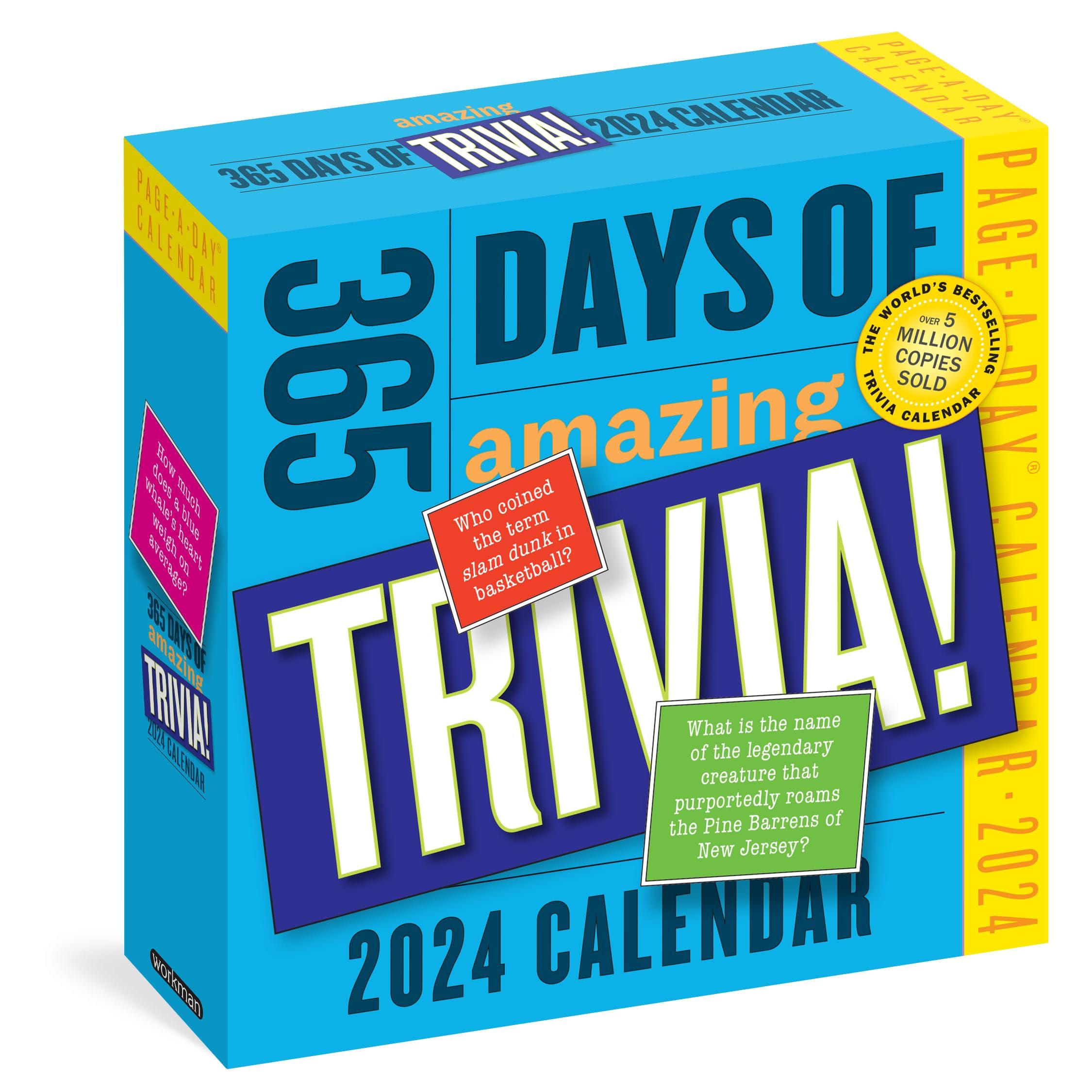 365 Days of Amazing Trivia! PageADay Calendar 2024: The World s Bestselling Trivia Calendar