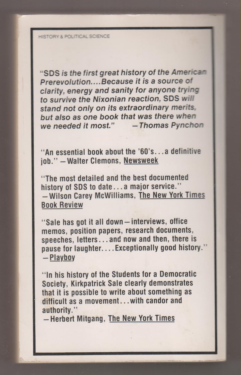 SDS (Students for a Democratic Society),Used