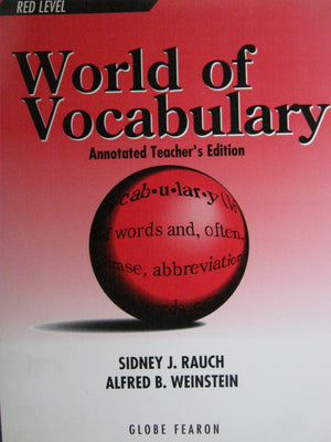 World of Vocabulary Red Level,Used
