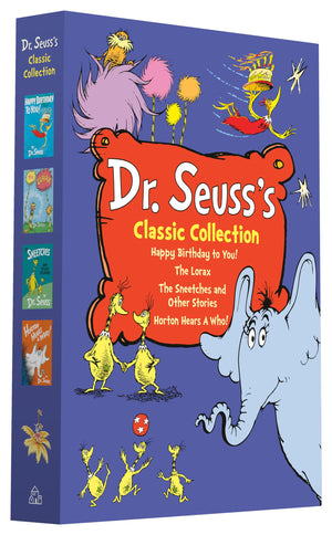 Dr. Seuss s Classic 4Book Boxed Set Collection: Happy Birthday to You!; Horton Hears a Who!; The Lorax; The Sneetches and Other