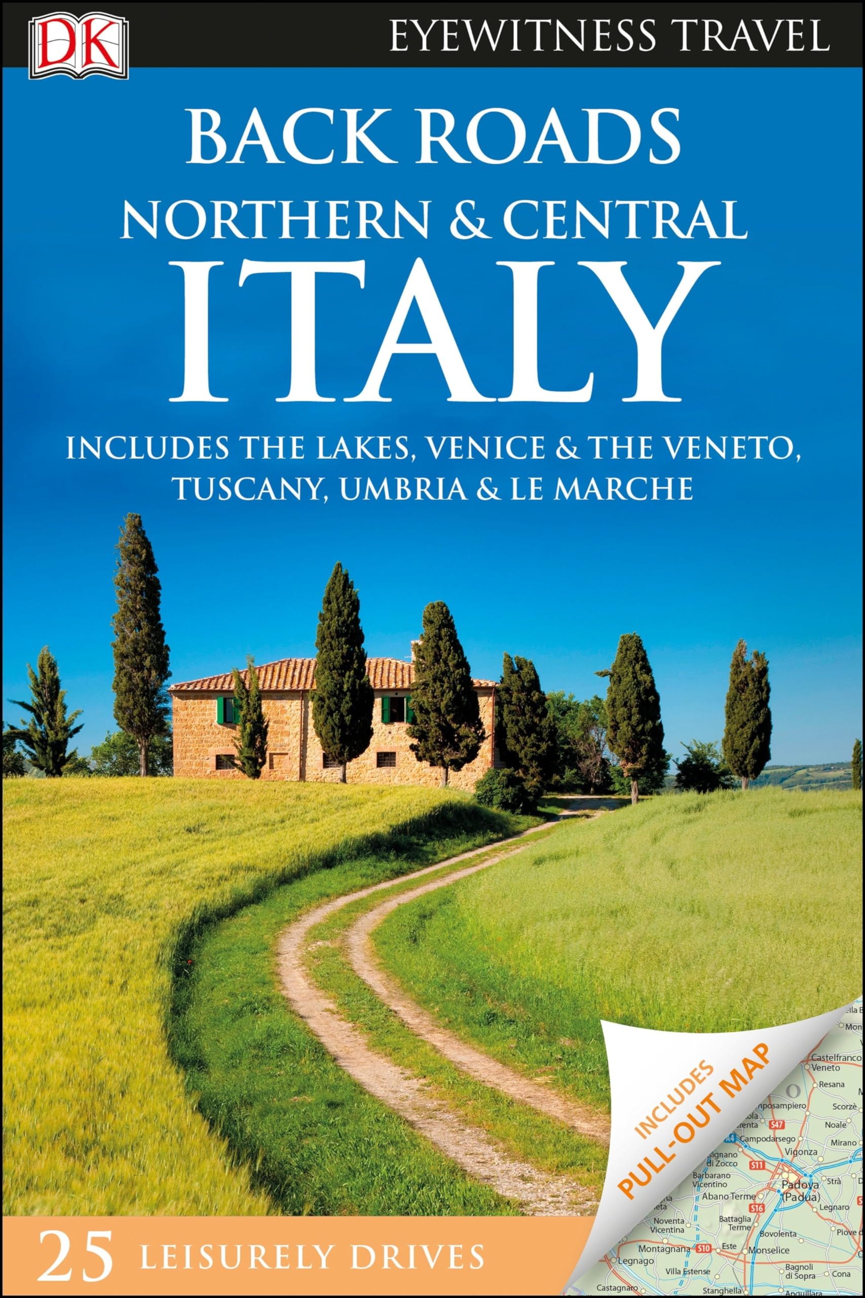DK Eyewitness Back Roads Northern and Central Italy (Travel Guide),Used
