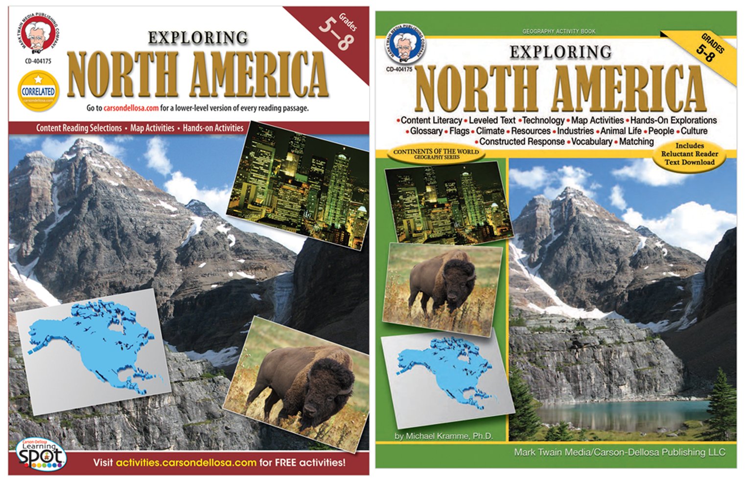 Mark Twain  Exploring North America, Grades 5  8 (Continents of the World),Used