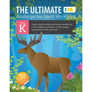 IXL The Ultimate Math Kindergarten Workbooks, Activity Book for Kids Ages 56 Covering Addition, Subtraction, Learn to Write and,New