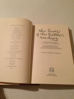 Heart of the Buddha's Teaching: Transforming Suffering into Peace, Joy, and Liberation,Used