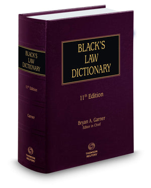 Blacks Law Dictionary, 11th Edition (BLACK S LAW DICTIONARY (STANDARD EDITION))
