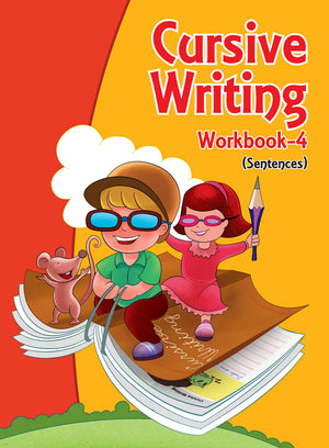 Cursive Writing Workbook -4 For Kids (Sentences)