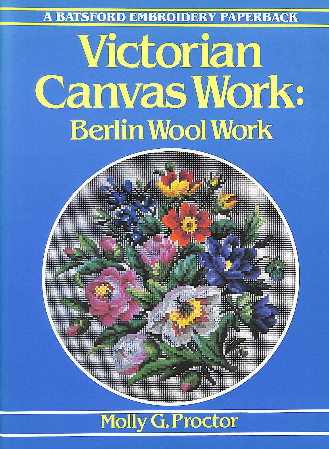 Victorian Canvas Work: Berlin Wool Work,Used