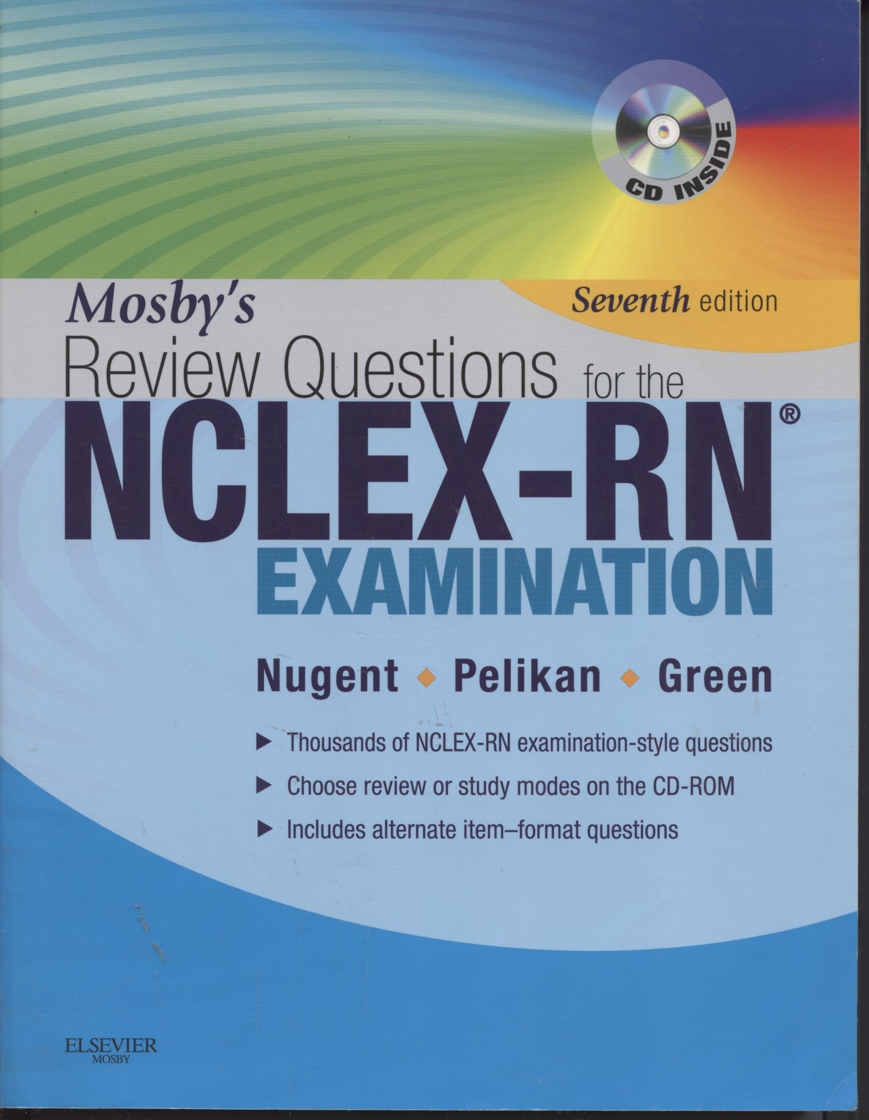 Mosby's review questions for the NCLEXRN examination, 7th edition,Used