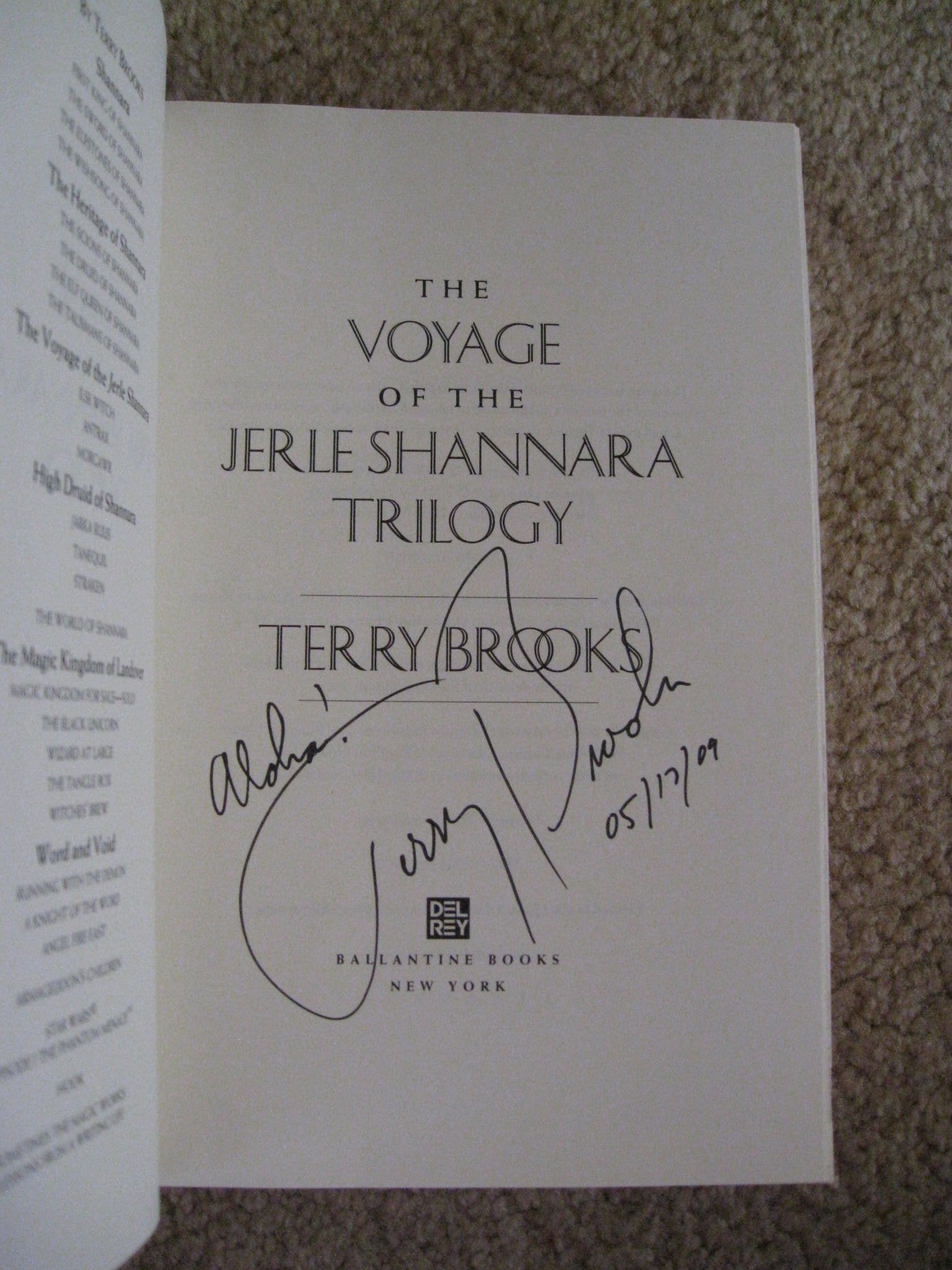 The Voyage Of The Jerle Shannara Trilogy (Antrax / Morgawr / Ilse Witch)