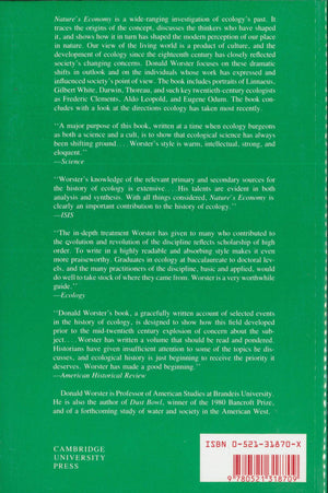 Nature's Economy: A History of Ecological Ideas (Studies in Environment and History),Used