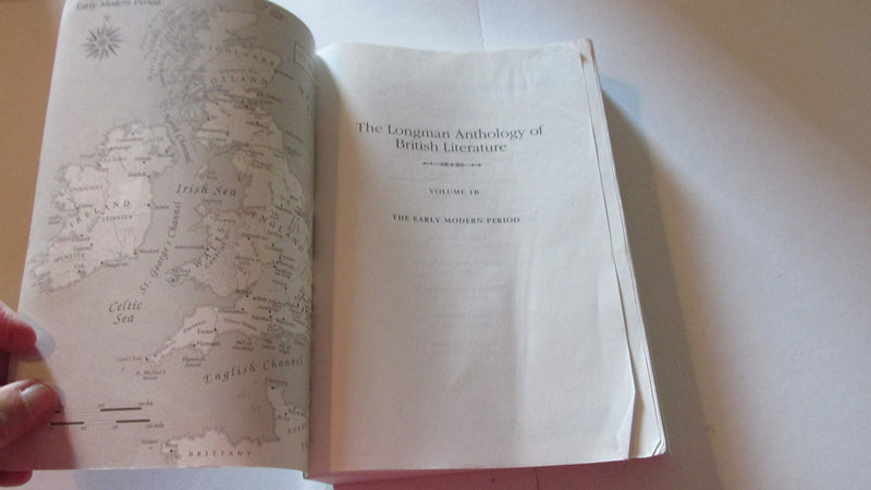 Longman Anthology of British Literature, The: The Early Modern Period, Volume 1B,Used