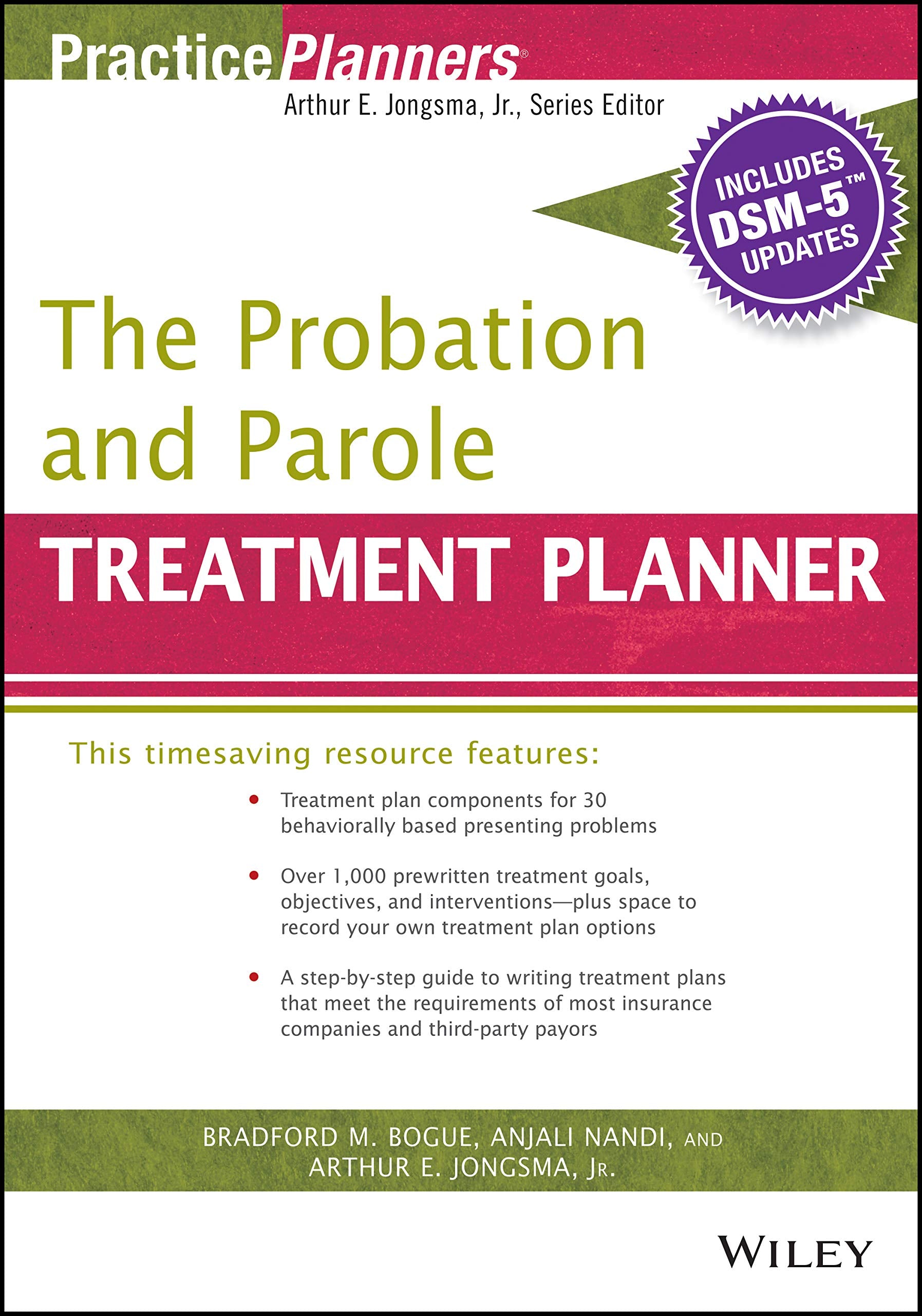 The Probation and Parole Treatment Planner, with Dsm 5 Updates (PracticePlanners),Used
