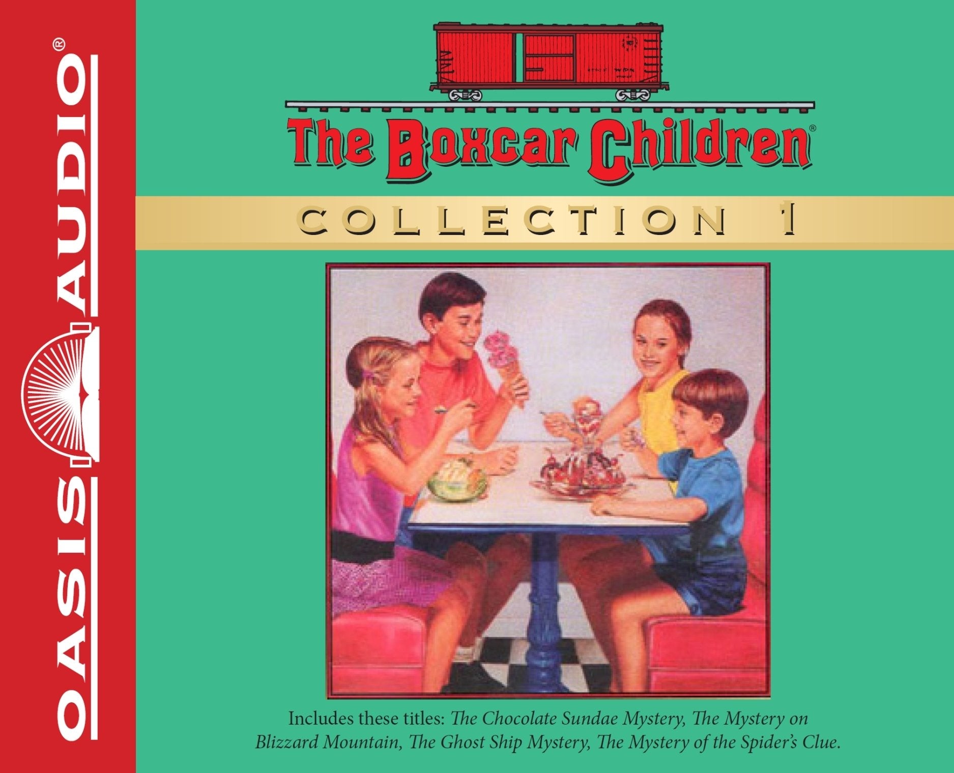 The Boxcar Children Collection, Vol. 1: The Chocolate Sundae Mystery, The Mystery on Blizzard Mountain, The Mystery of the Spide,Used