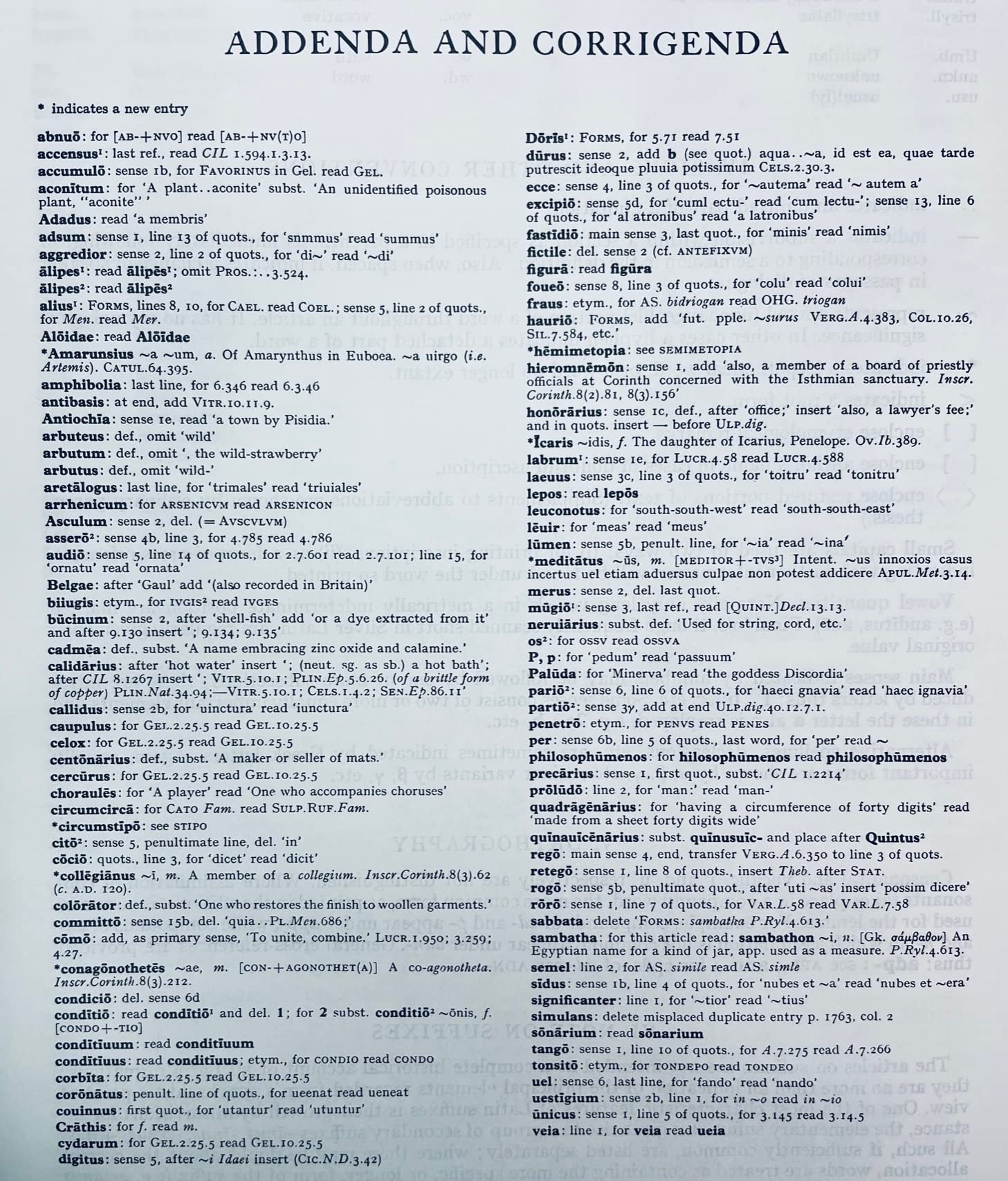 Oxford Latin Dictionary,New