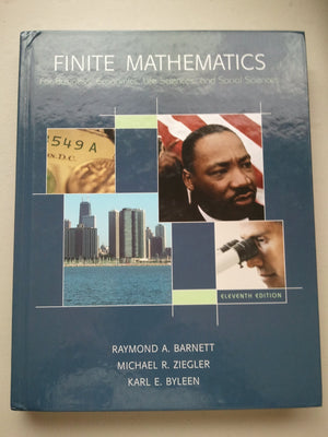 Finite Mathematics for Business, Economics, Life Sciences and Social Sciences, 11th Edition,Used