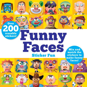 Funny Faces Sticker Fun: Mix And Match The Stickers To Make Funny Faces (Dover Sticker Books),New