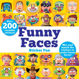 Funny Faces Sticker Fun: Mix and match the stickers to make funny faces (Dover Sticker Books),Used