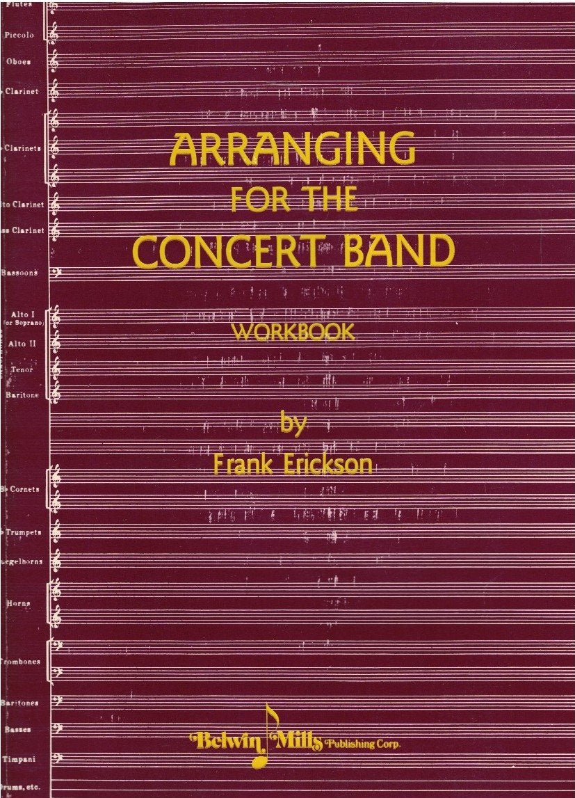 Arranging for the Concert Band (Workbook),New