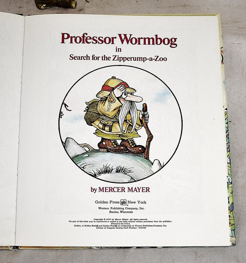 Professor Wormbog in Search for the Zipperumpazoo,Used