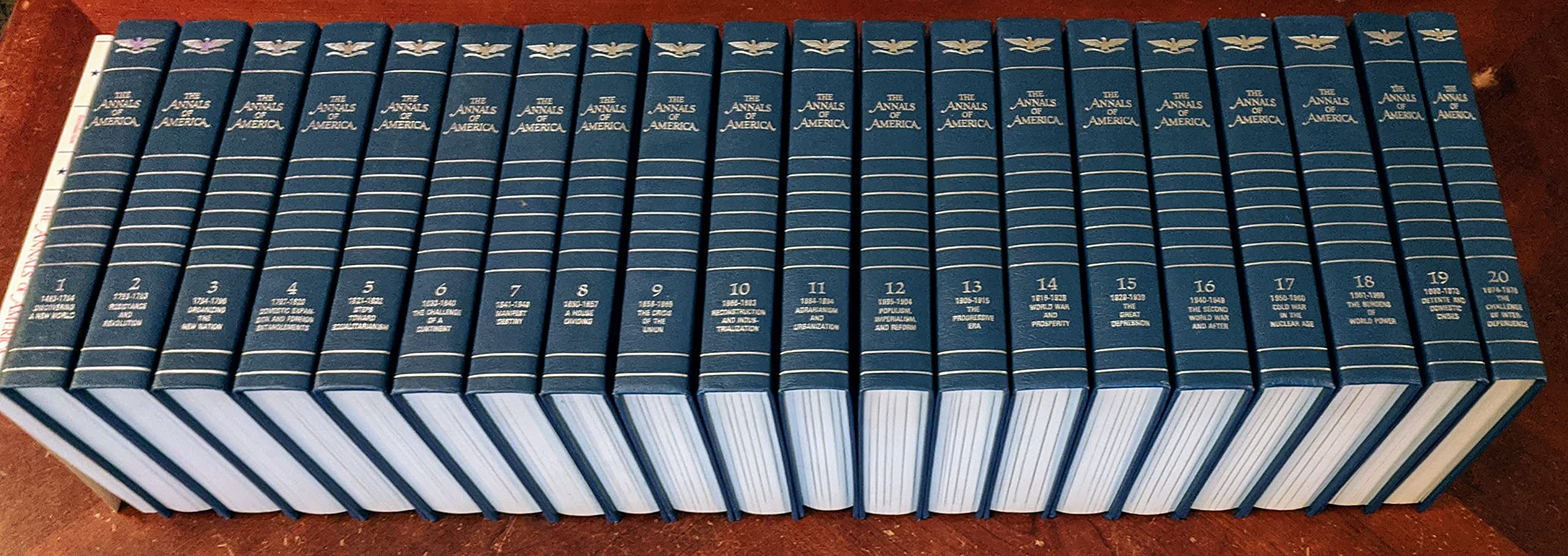 The Annals of America (20 Volumes),Used