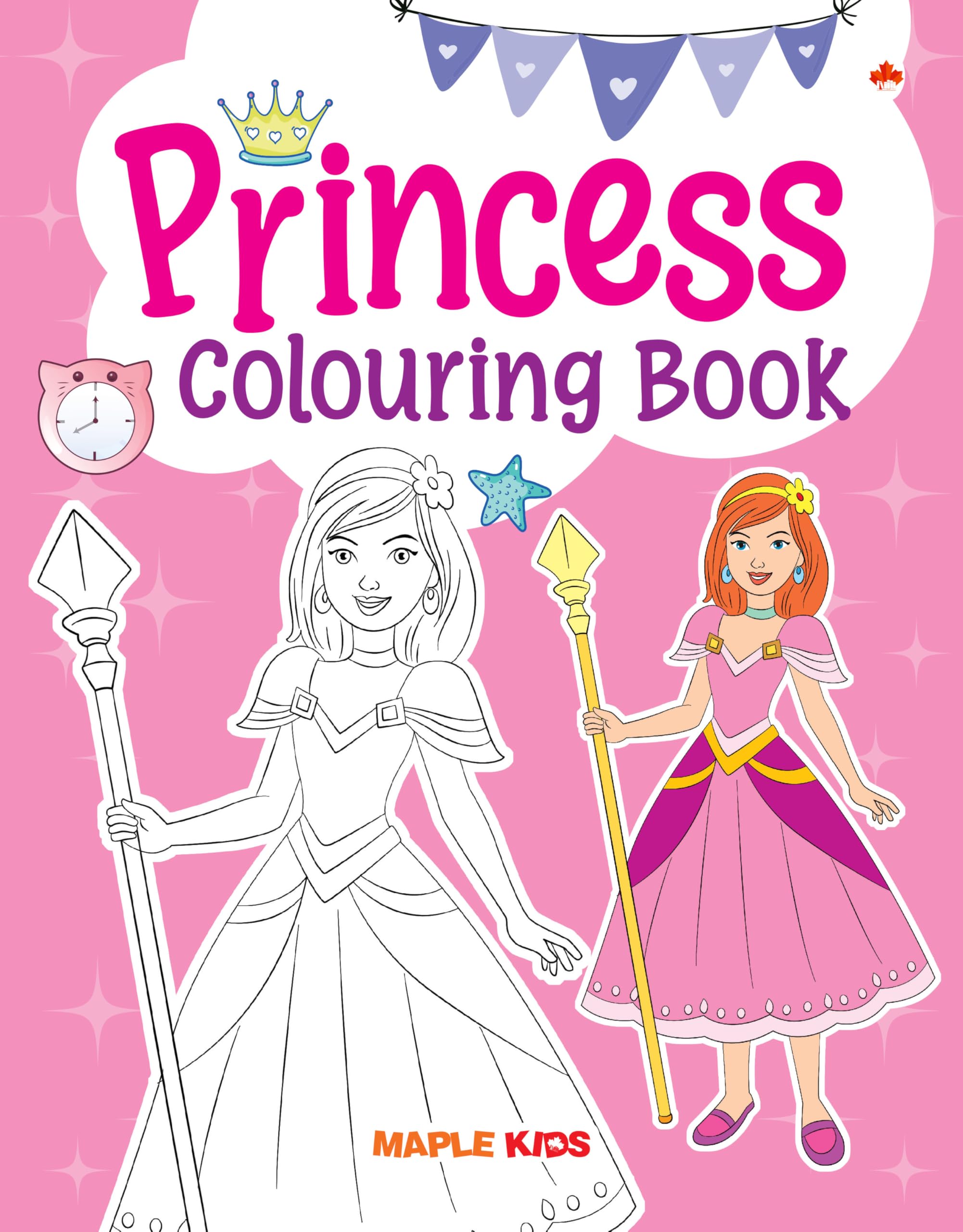 Princesses Colouring Book For Kids - Colouring Activity Book - Gift To Children For Painting, Drawing And Colouring - Age 2+ - Activity Colouring Book For Children
