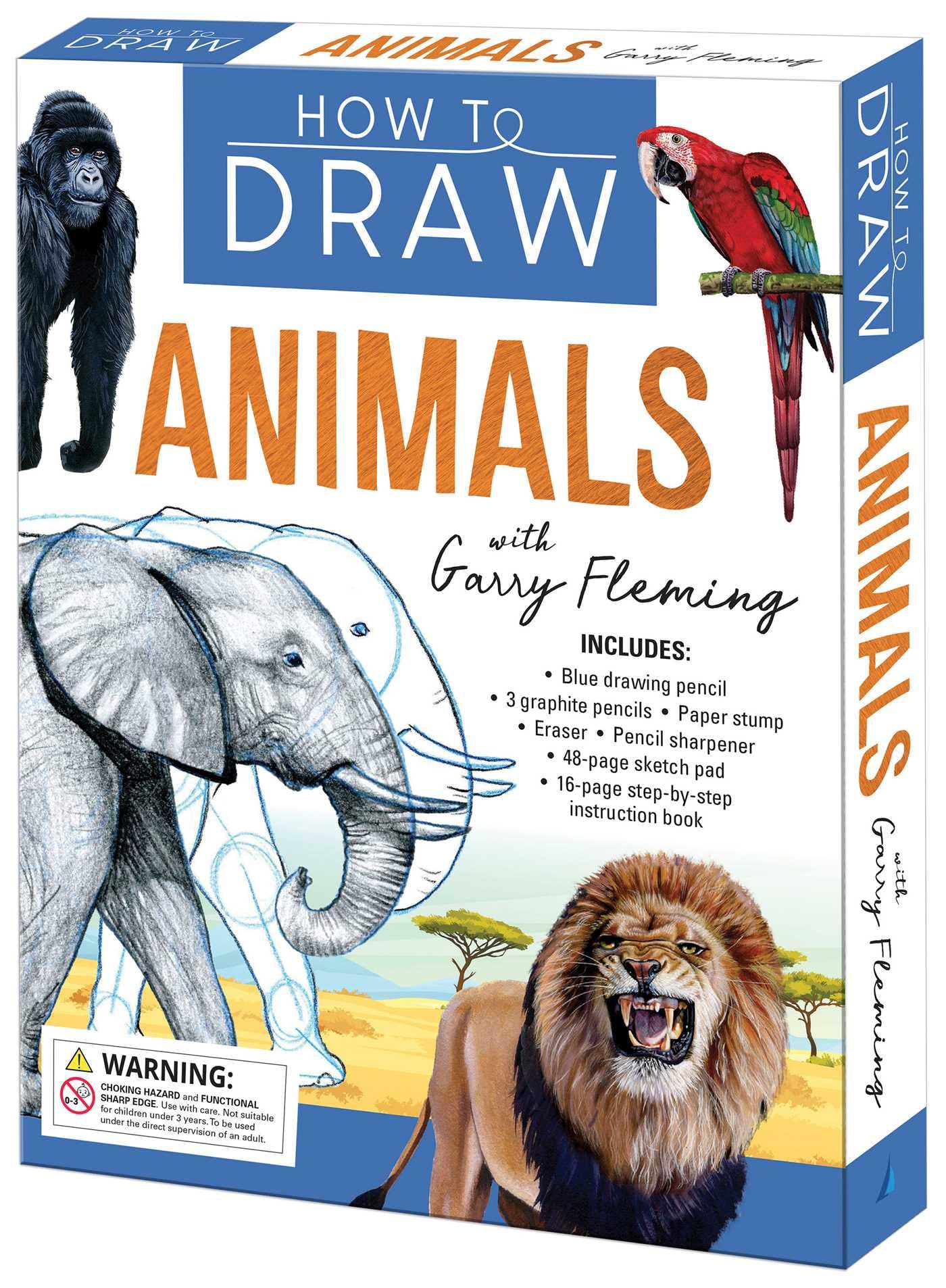 How To Draw Animals: Book & Kit