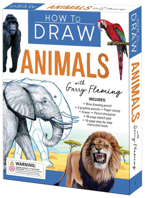 How To Draw Animals: Book & Kit