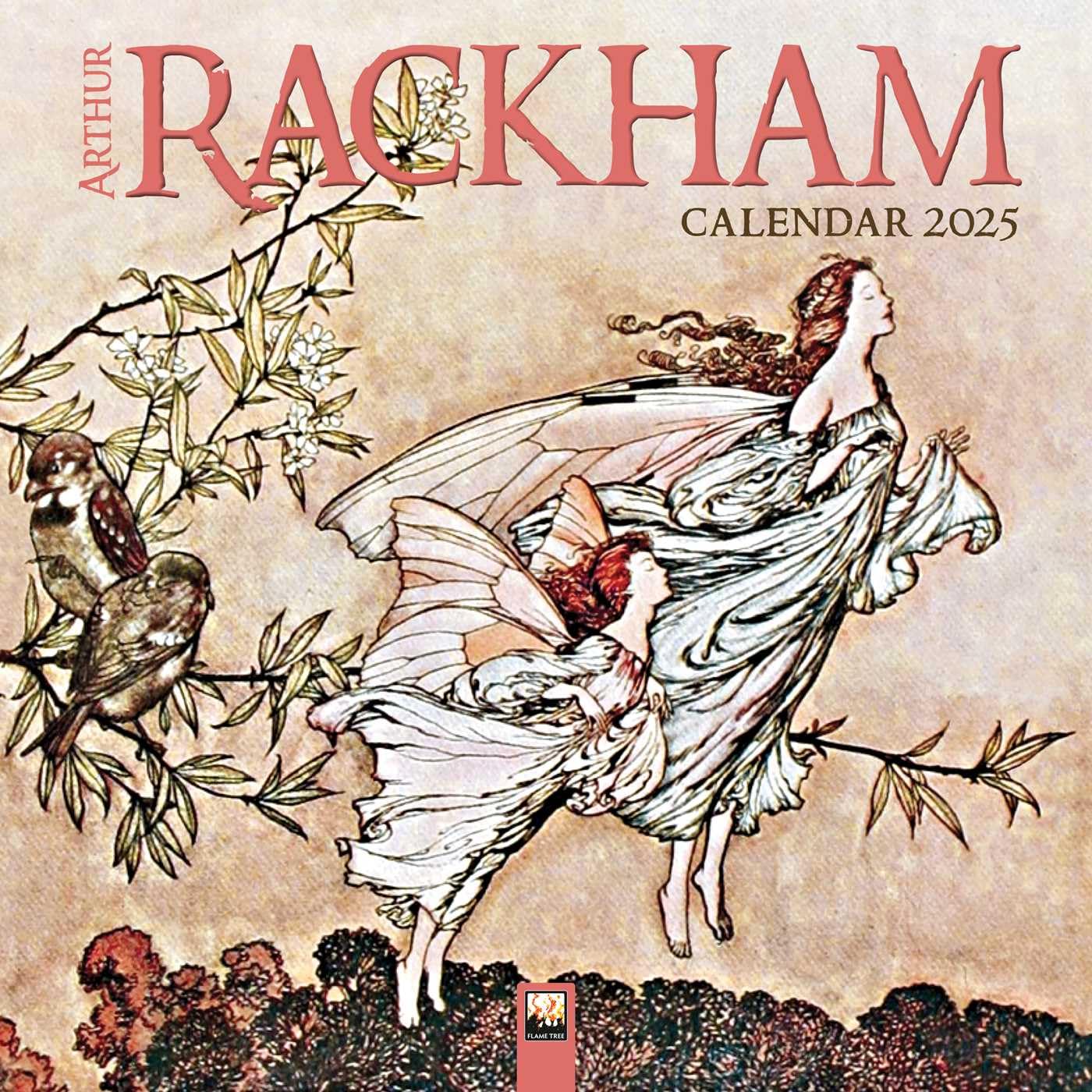 Arthur Rackham Wall Calendar 2025 (Art Calendar),New