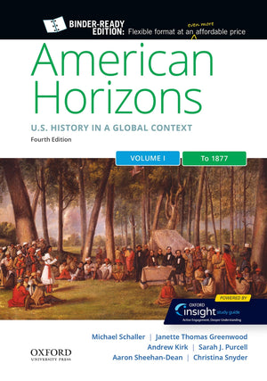American Horizons: US History in a Global Context, Volume One: To 1877,Used