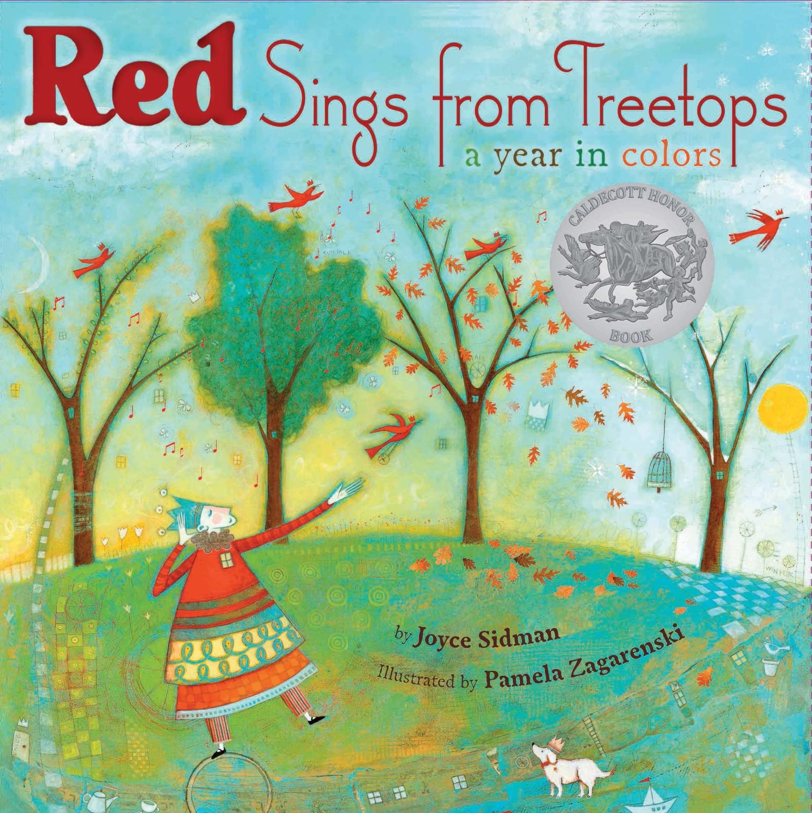 Red Sings from Treetops: A Caldecott Honor Award Winner,Used