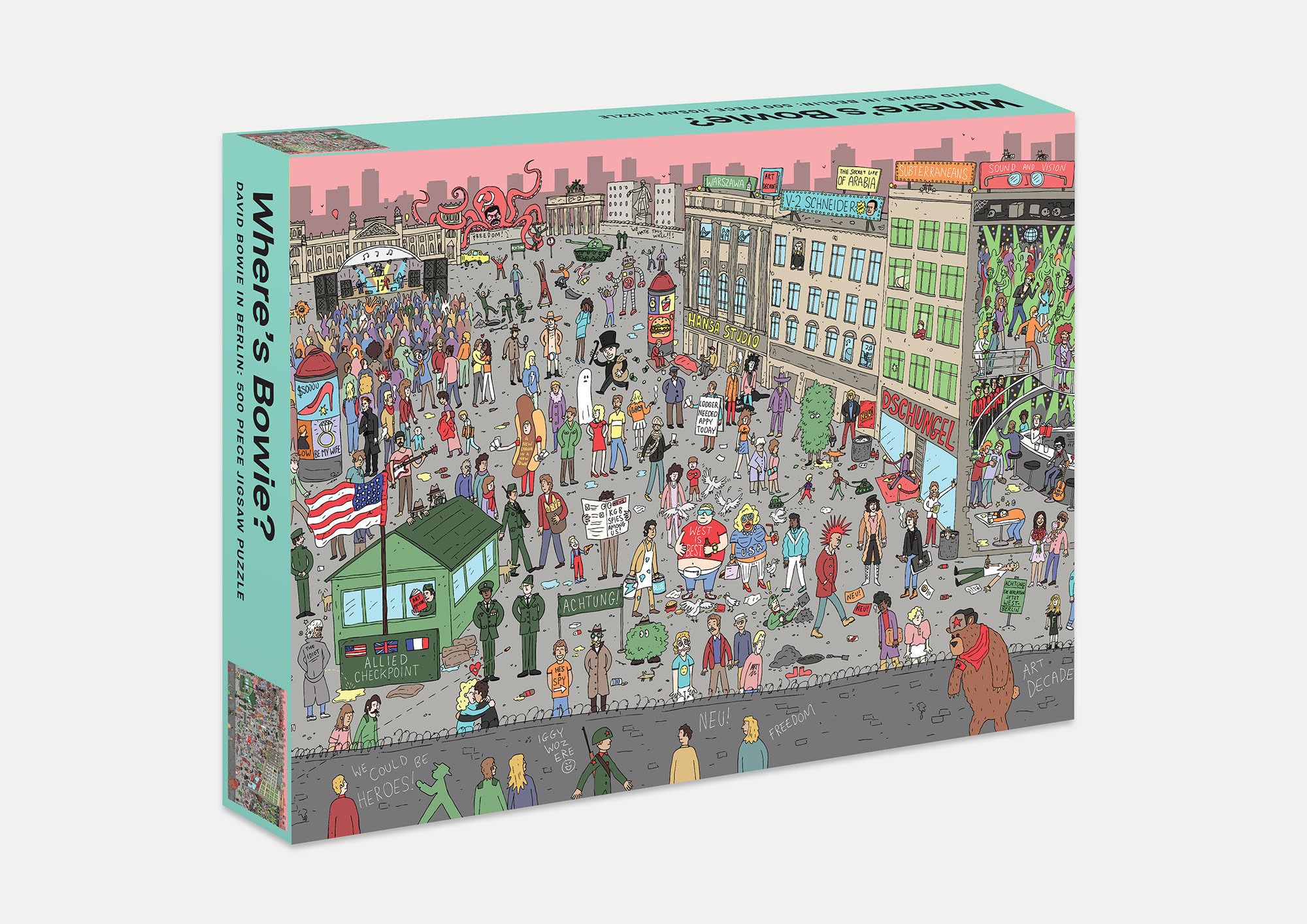 Where'S Bowie?: David Bowie In Berlin: 500 Piece Jigsaw Puzzle