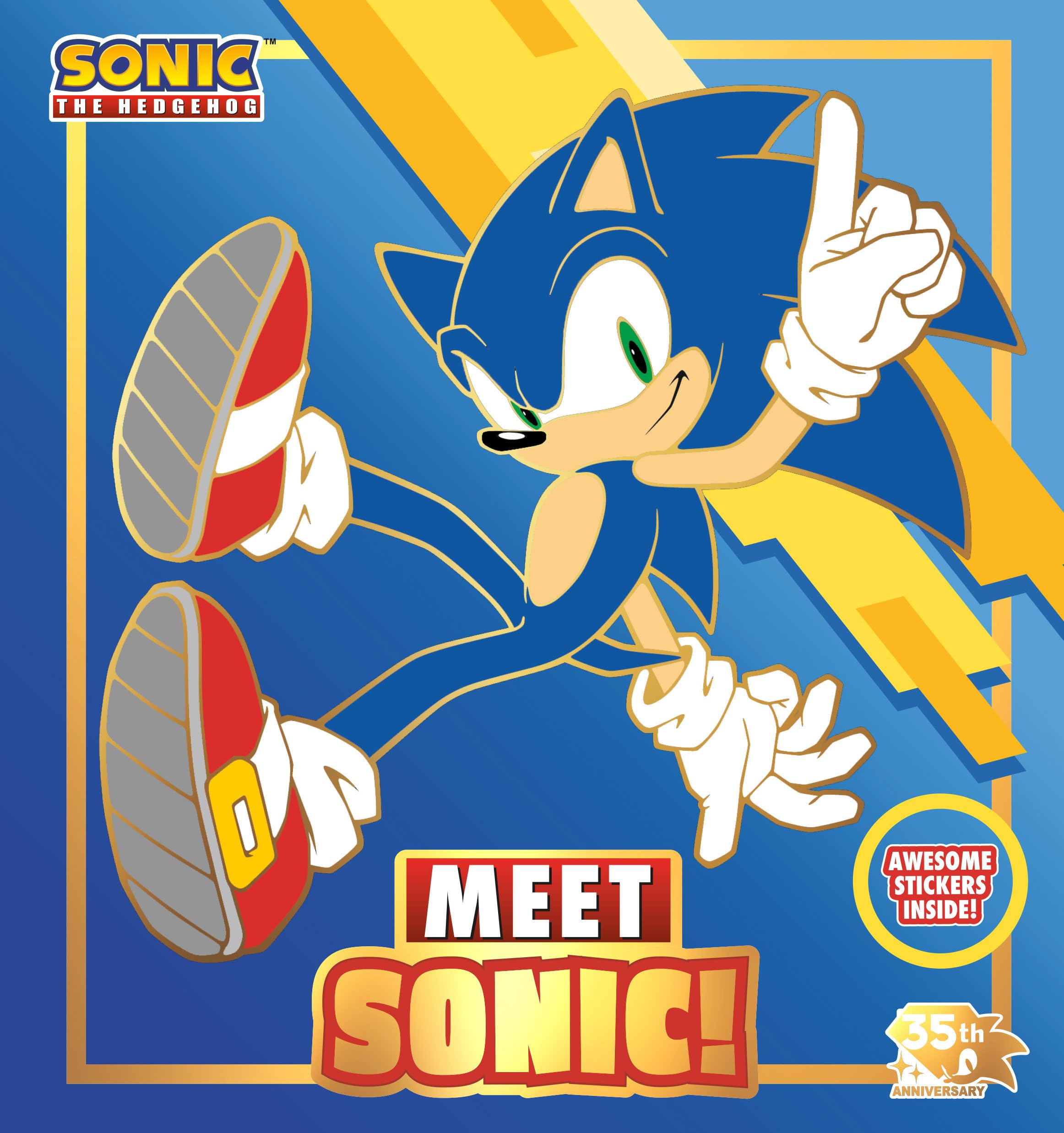 Meet Sonic!: A Sonic The Hedgehog Storybook: 35Th Anniversary Edition
