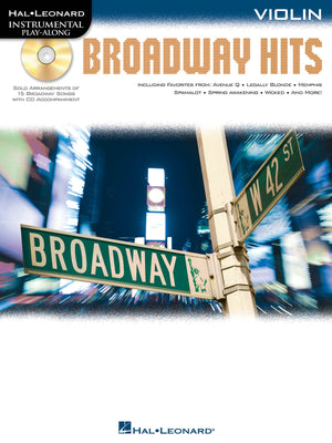 Broadway Hits: Instrumental Playalong For Violin (Hal Leonard Instrumental Playalong),New