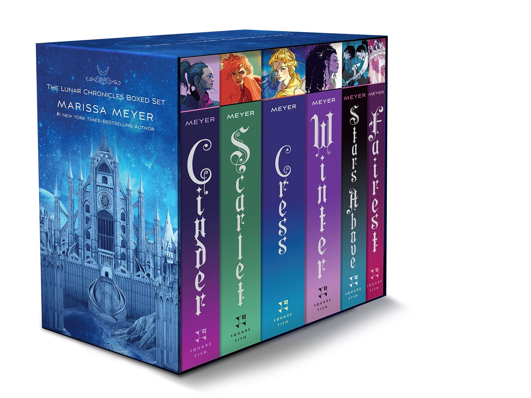 The Lunar Chronicles Boxed Set: Cinder, Scarlet, Cress, Fairest, Stars Above, Winter,New