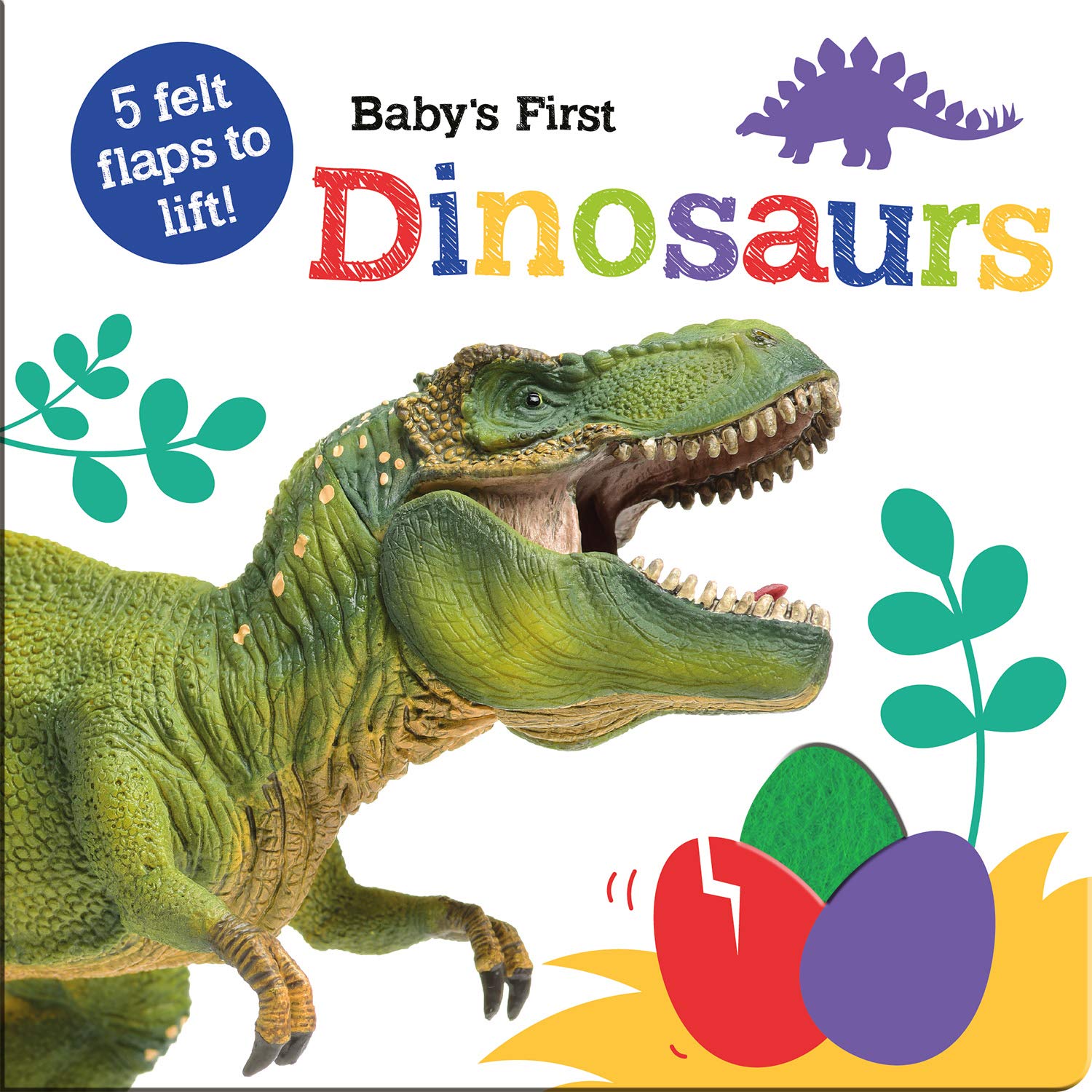 Baby's First Dinosaurs (Baby's First Felt Flap Book),Used