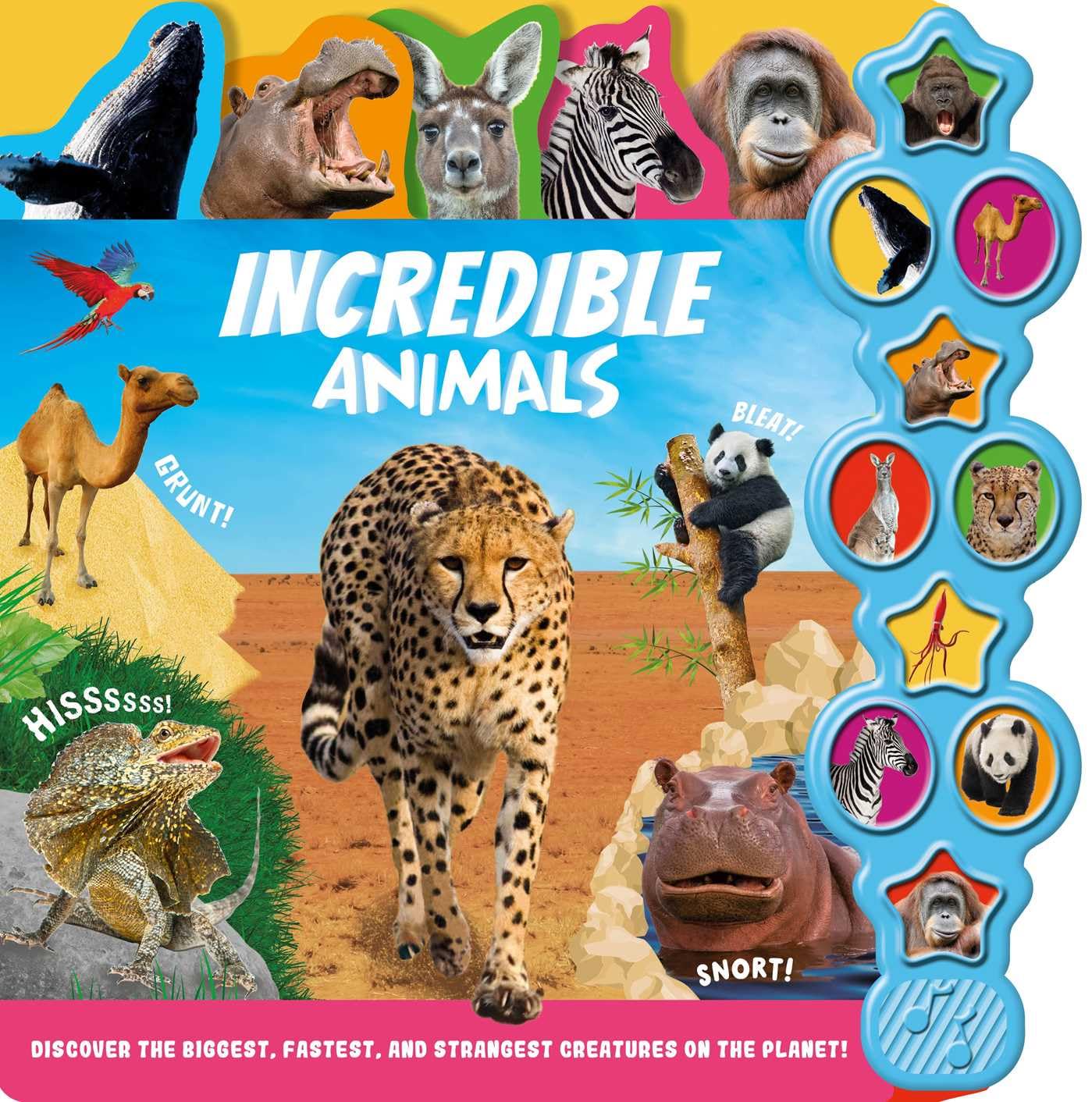 Incredible Animals: Interactive Children's Sound Book with 10 Buttons,New