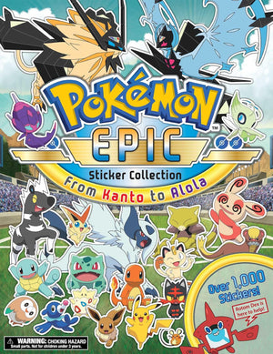 Pokmon Epic Sticker Collection: From Kanto To Alola (1) (Pokemon Epic Sticker Collection)