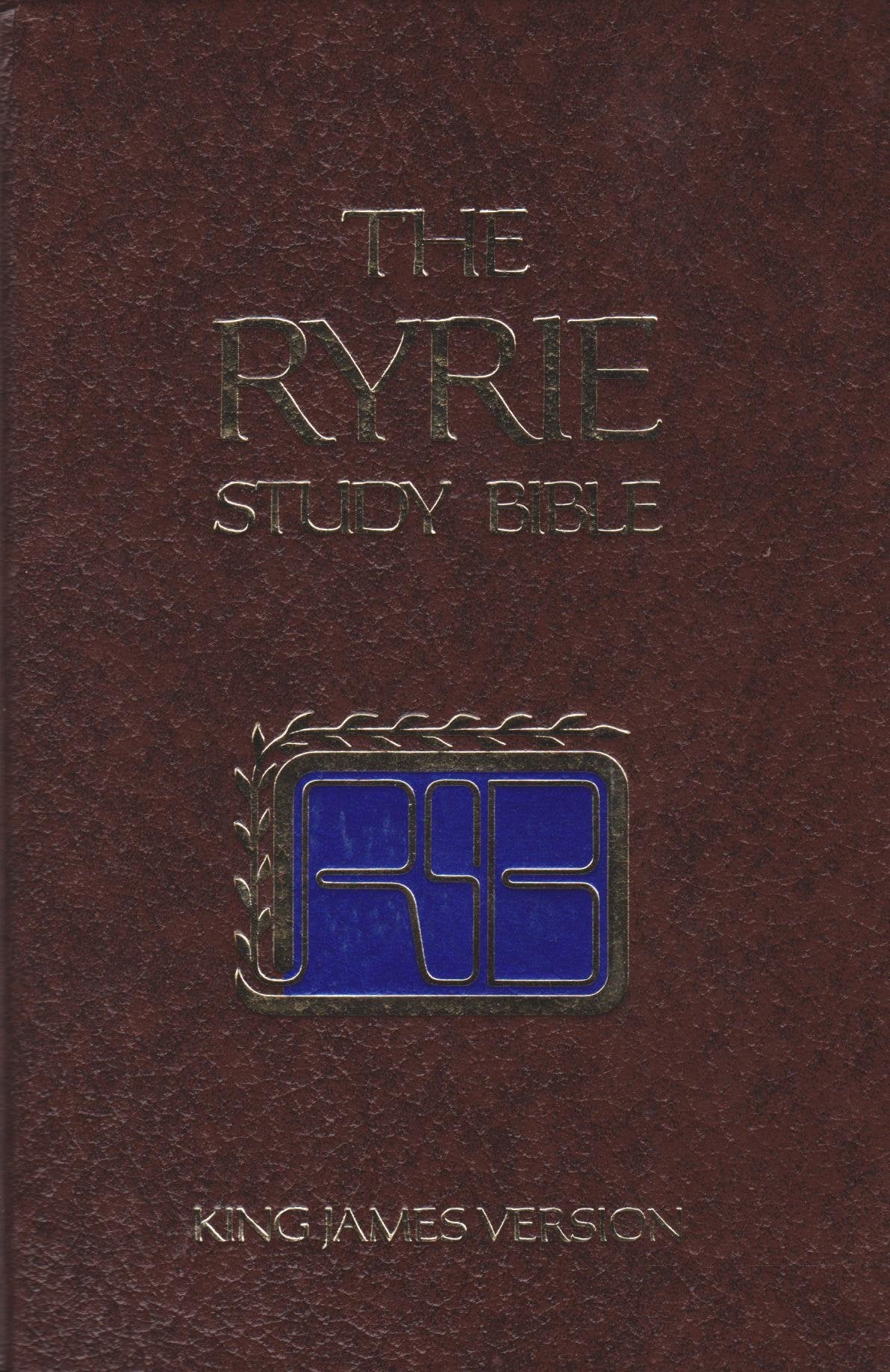 The Ryrie Study Bible King James Version,Used