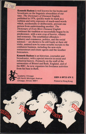 The Dictionary of Even More Diseased English,Used