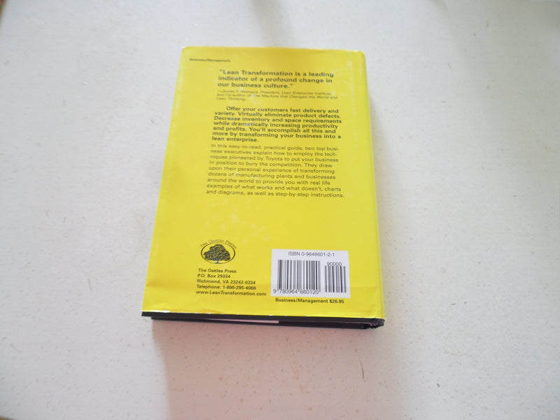 Lean Transformation: How to Change Your Business into a Lean Enterprise,New