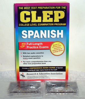 Best Test Preparation for the CLEP Spanish Language,New