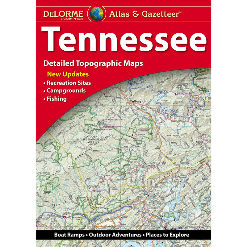 Tennessee Atlas & Gazetteer (Delorme Atlas & Gazetteer),New