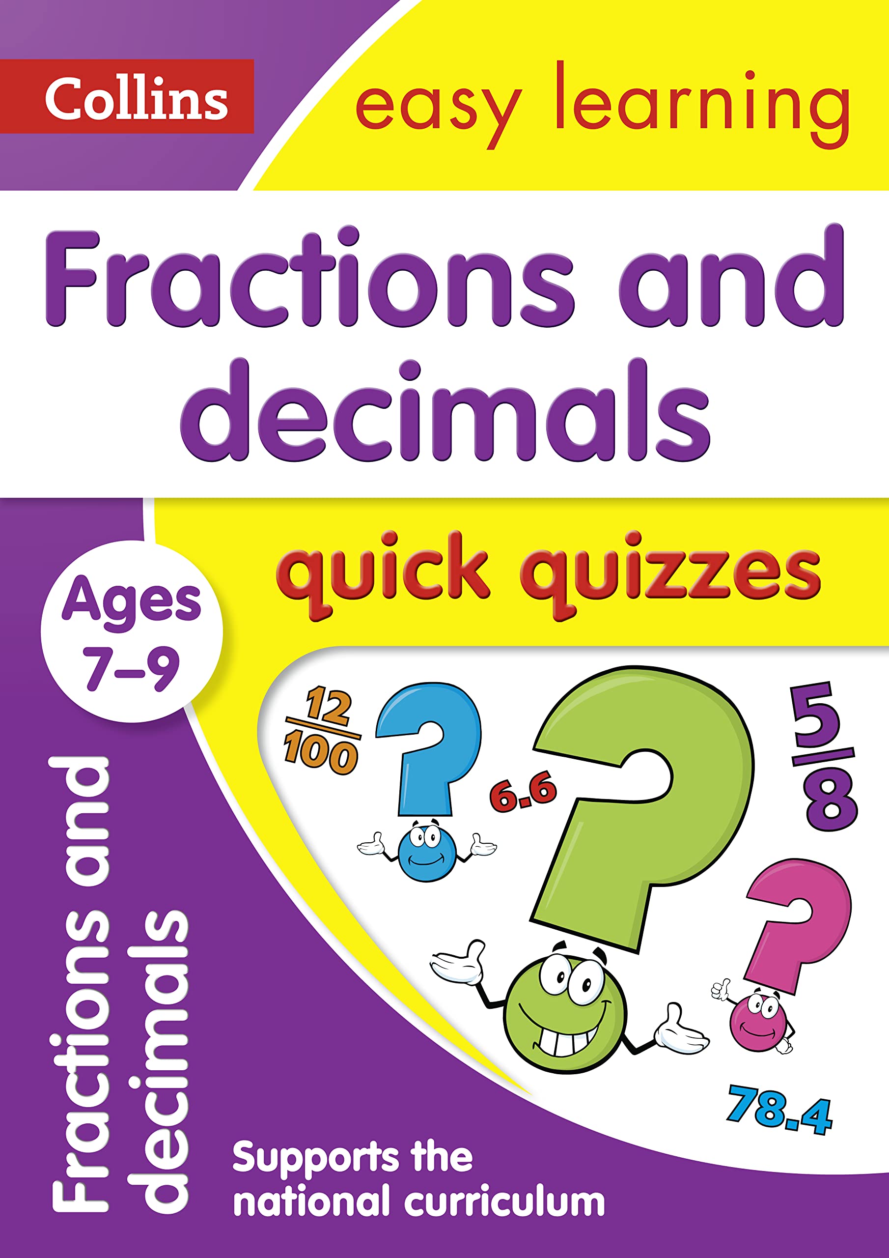 Fractions & Decimals Quick Quizzes: Ages 79 (Collins Easy Learning KS2),Used