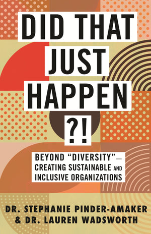 Did That Just Happen?!: Beyond DiversityCreating Sustainable And Inclusive Organizations