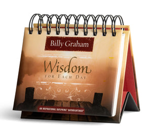 Billy Graham  Wisdom for Each Day  An Inspirational DaySpring DayBrightener  Perpetual Calendar,Used