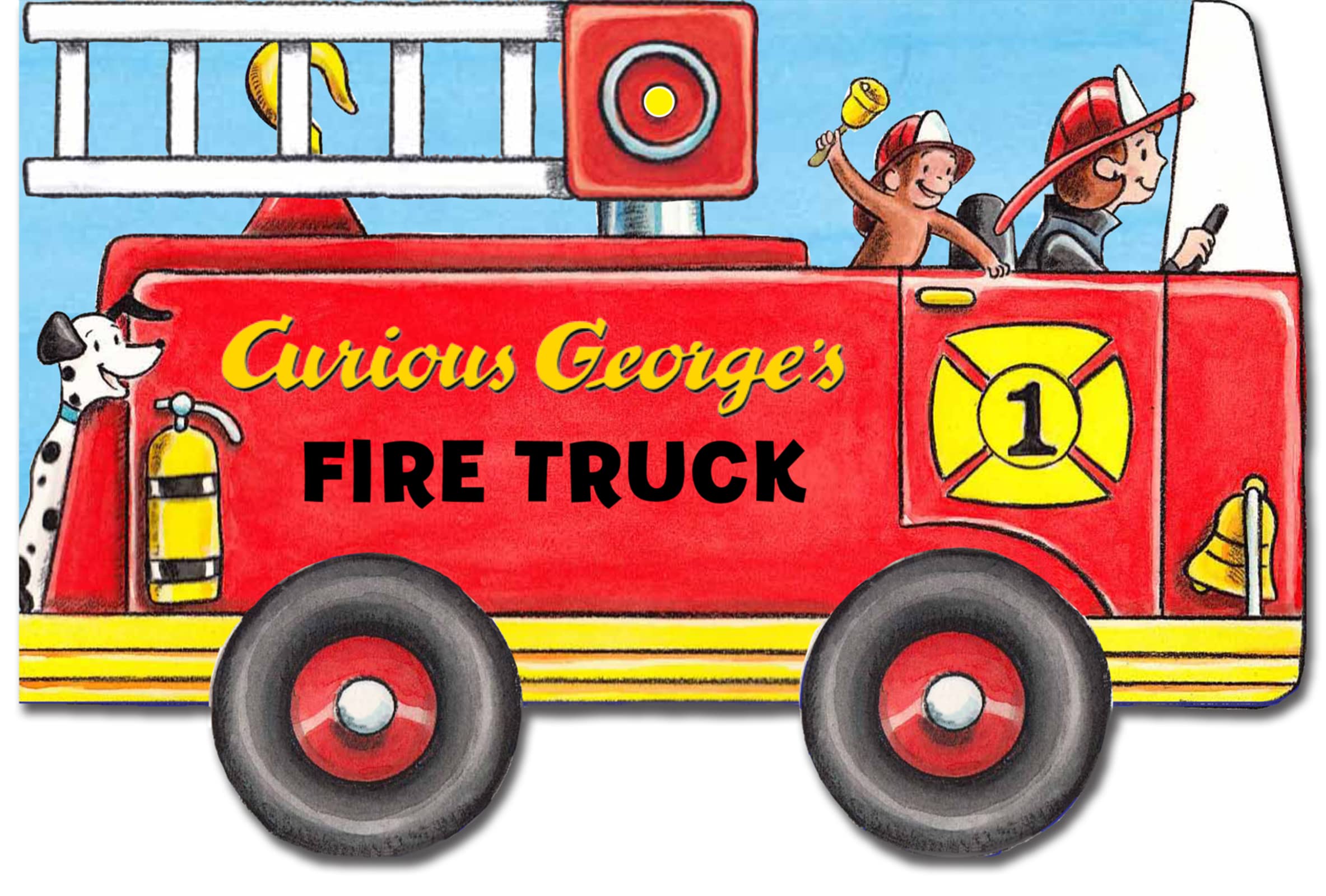 Curious George'S Fire Truck (Mini Movers Shaped Board Books),Used