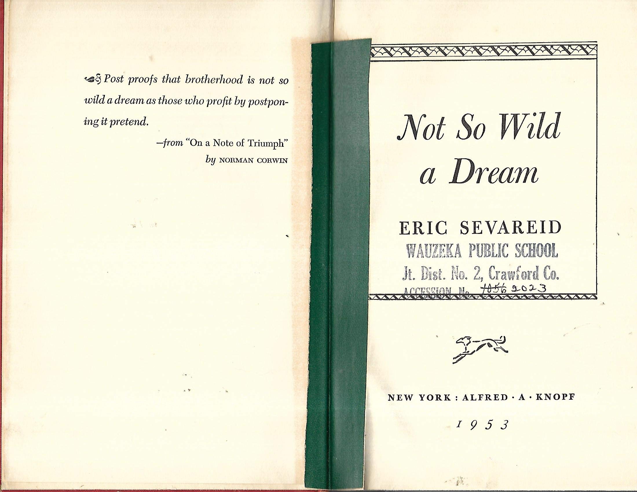 Not So Wild a Dream,New