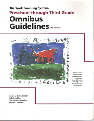 Omnibus Guidelines Preschool Through Third Grade (The Work Sampling System) (The Work Sampling System),Used